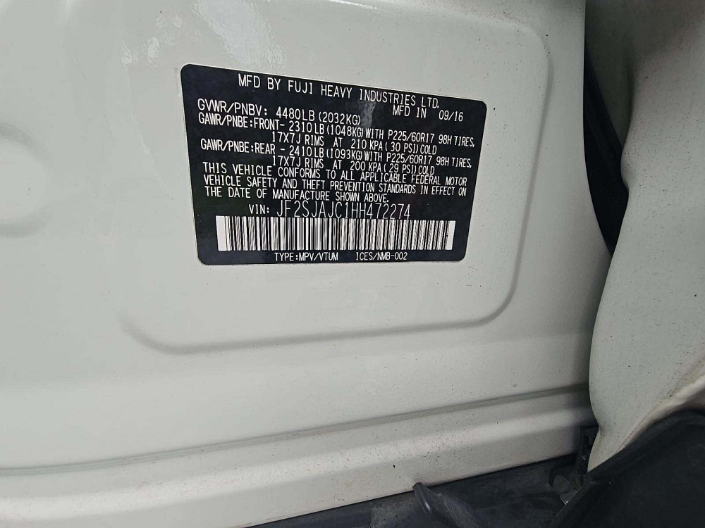2017 Subaru